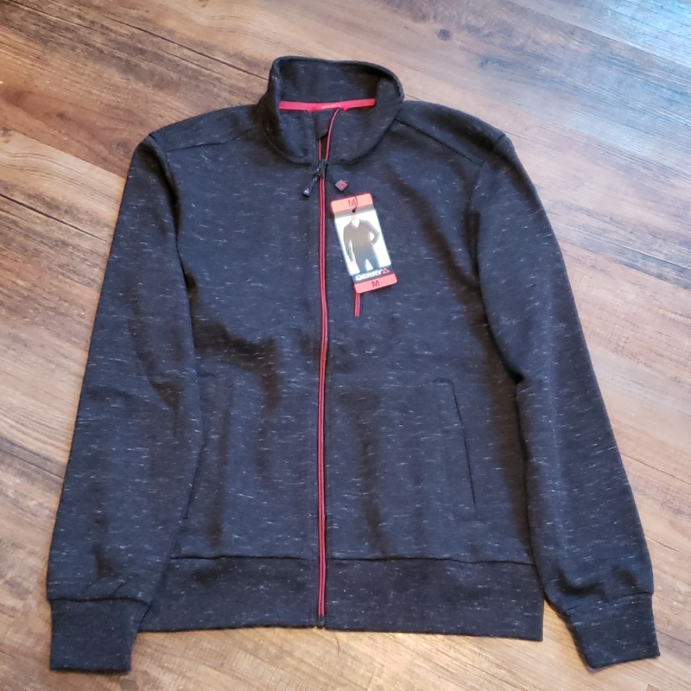 Men's zip up jacket medium Gerry grey
